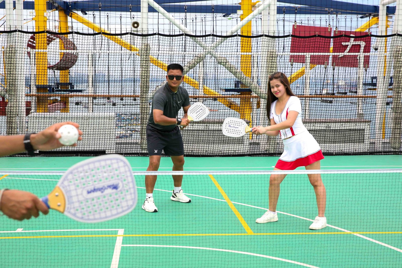 pickleball di atas kapal StarDream Cruises